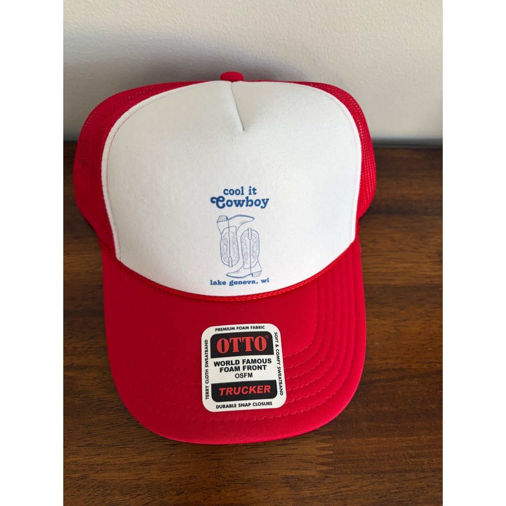 OTTO trucker cap hat  "Cool it Cowboy"